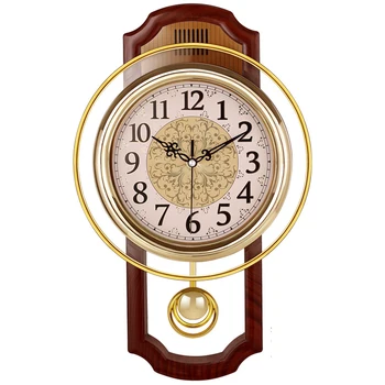 Derliaus sieninis Laikrodis Kūrybinis Dizainas Išjungti Švytuoklinis Laikrodis Shabby Chic Reloj Sumalti Grande Laikrodžiai Sienos, Namų Dekoro