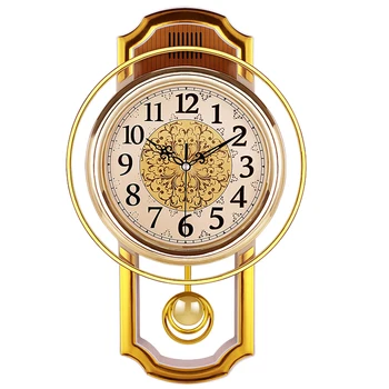 Derliaus sieninis Laikrodis Kūrybinis Dizainas Išjungti Švytuoklinis Laikrodis Shabby Chic Reloj Sumalti Grande Laikrodžiai Sienos, Namų Dekoro