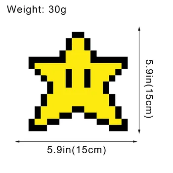 Butas Pikselių Žvaigždės Formos Medžio Dekoratyvinis Topper Mini Dekoracija Kalėdų Eglutė YE-Karšto