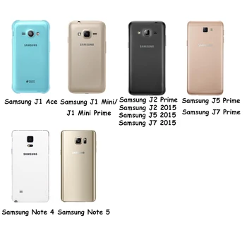 Kortelės turėtojas Piniginės Atveju, Samsung Galaxy A2 A3 A5 A7 A8 J4 Core 5 Pastaba J1 J2 J5 J7 Ace mini Premjero apversti Odinis telefono krepšys