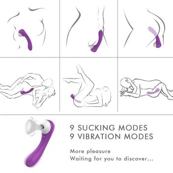 Makšties Čiulpti Dildo Vibratorius 10 Greičio Vibracija Gyvis Žodžiu Įmova G spot Klitorio Stimuliatorius Suaugusiųjų Sekso Žaislai Moterims pristatymas