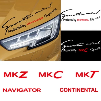 Automobilių Lipdukai priekinis žibintas Antakių Apdailos Lipdukas Atspindintis Lipdukas, skirtas Lincoln Continental Navigator MKZ MKC MKT Automobilių Reikmenys