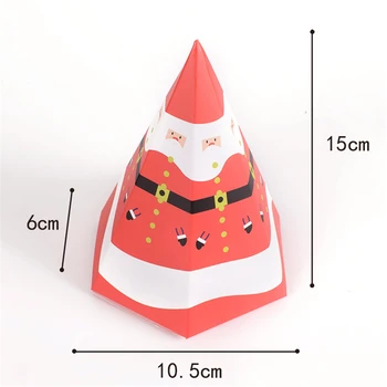 25Pcs Kalėdų Senelis Kalėdų Medžio Pakavimo Piramidės Saldainių Dėžutės Kalėdų Saldainiai Dovanų Dėžutes, Dovanų Maišelis Vaikai Naujųjų Metų Šaliai Džiaugtis Dekoras