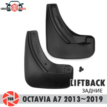 Automobilių purvo atvartais už Skoda Octavia A7 2013~2019 mudflaps splash apsaugai purvo atvartu galinių purvasargių sparnas automobilių reikmenys