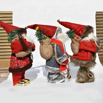 Kūrybos Vaikams, Žaislai, Dovanos Santa Claus Mielas Elnias Mažas Pliušinis Lėlės Kalėdų.Namų Miegamajame Apdaila