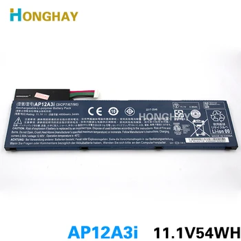 HONGHAY Naujos Baterijos AP12A3i Acer Iconia W700 Aspire Timeline Ultra M3, M5, M3-581TG M5-481TG AP12A3i AP12A4i 11.1 V 54WH