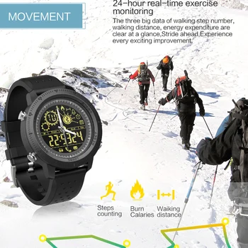 EXRIZU NX02 Sporto Smart Žiūrėti Aktyvumo Seklys Kalorijų Pedometer Smartwatch Chronometras Skambučio SMS Priminimas 24 Mėnesių Budėjimo Laikas