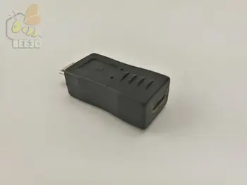 Micro USB Male Micro moterų 5pin Kištukas Adapteris, black 300 vnt.