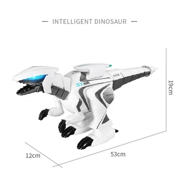 Vaikščioti, Dainuoti angliškai Elektros Dinozaurų Robotas Žaislas Vaikų Švietimo Žaislas berniukas geriausia dovana Protingas rc Dinozauro Modeliavimo