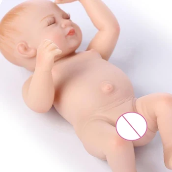 NPKDOLL Mini Reborn Baby Doll 12inch Vinilo Žaislai Mergaitėms Dovanų Pilna silikono bebe atgimsta pocket lėlės Kalėdų Dovana