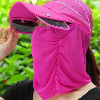 Moterų Sulankstomas Saulės Skrybėlę UV Apsauga Platus Kraštų Saulės, Skrybėlę, Veido, Kaklo Apsaugos Vasaros Skrybėlę Lauko Paplūdimio Jojimo Moterų Skrybėlės