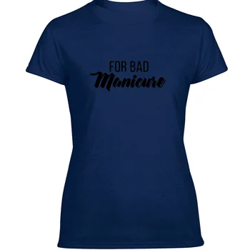 Spausdinti Blogas Manikiūro T Shirt Mens Nuostabus Marškinėliai, Negabaritinių S-5xl Medvilnė Tee Viršūnės