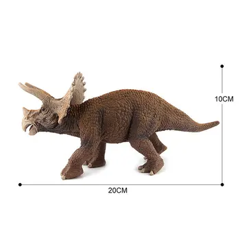 Plastikiniai Dinozaurų Modelis Žaislas Kritusių Pasaulio Karalystės Parkas 2 3 4 5 1 Triceratopsas Gyvūnų modeliavimas Kolekcija Vaikams Pav plonas