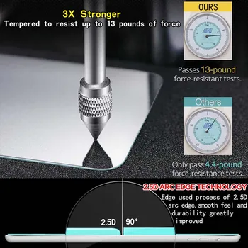 2vnt Tablet Grūdintas Stiklas Screen Protector Cover for Samsung Galaxy Tab S6 T865 Anti-Scratch Sprogimų Ekranas