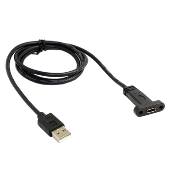 USB-C USB 3.1 C Tipo Moterų USB 2.0 A Male Duomenų Kabelį, skirtą Planšetinį kompiuterį 