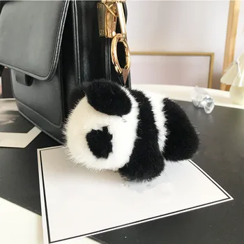 Triušio plaukų Mados Pliušinis Gyvūnų Panda 