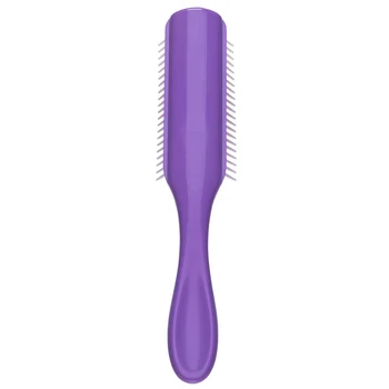 Šukos 9 Eilutėje D41 Moterų Stiliaus Didelis Plaukų Šepetys plaukų iššukavimo Sudėtinių-Anti-Static Gumos Padas - Nailono Šerių(Violetinė)
