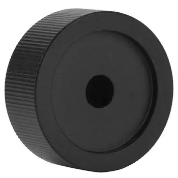 Juodos spalvos Matinio Aliuminio Rankenėlę 32x13mm garso Valdymas Potenciometras Už 6mm Rankenėlę V6P1