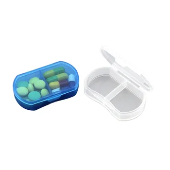 1pcs 2 Tinklus Medicina Savaitės Tabletes Konteinerių Atveju Sveikatos Priežiūros Tablečių Dėžutė Mini Mielas 7 Dieną, Tabletę Rūšiavimo Dėžutę