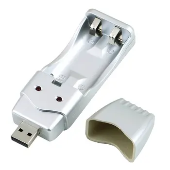 1Pcs Ni-MH AA ir AAA tipo Akumuliatorius USB Įkroviklis visame Pasaulyje Parduotuvę