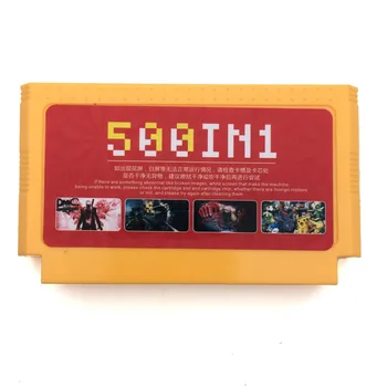 Atnaujinti 500 1 Žaidimai Kortelės Klasikinis nėra pakartotinai geltona kortelė 8 Bitų Vaizdo TV Žaidimas Atminties Kortelę
