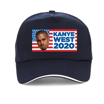 Kanye West Pirmininkas 2020 Beisbolo kepuraitę Mados spausdinti Vyrai moterys snapback skrybėlę gorras Juokinga Rap Hip-Hop bžūp Tėtis Skrybėlę