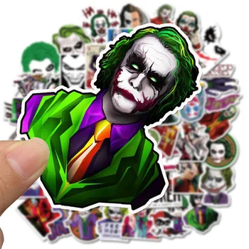 50PCS Joker Anime Lipdukai Animacinių filmų Klounas Stilius Atveju Nešiojamas Bagažo Riedlentė Motociklų Lipdukas Vaikų Žaislas Lipdukas