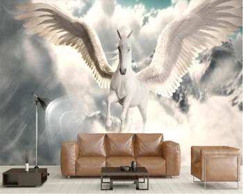 Beibehang Šiaurės šalių mitologijoje dievas arklių flying horse fono sienos paprasta dangaus papel de parede tapetai hudas grožio bebang