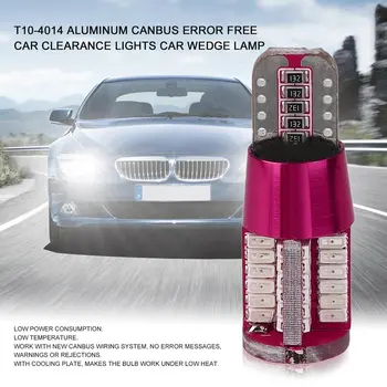 Super Šviesus T10-4014 Aliuminio Canbus Klaida Nemokama Automobilių Šalinimo Žibintai, Automobilių Pleišto Lempa, Automobilių Lemputės
