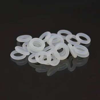 1pcs 5mm vielos skersmuo balta silikono sandarinimo žiedo išorinio vandeniui izoliacija guminė juosta 70mm-105mm išorinis skersmuo