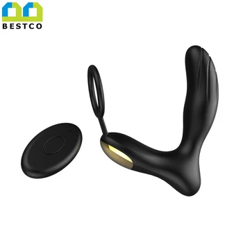 CO Vyrų elektros prostatos massager Vyrų orgazmas squirting vibratorius Suaugusiųjų Analinis/Butt Plug Stimuliatorius Sekso Žaislai B-MP4