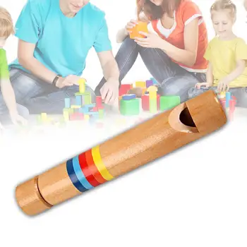 Vaikai Skaidrių Mediniai Mielas Fleitos Švilpukas Muzikos Instrumentas Anksti Muzikos Vystymosi Švietimo Tėvų-vaikų Interaktyvus Žaidimas, Žaislai