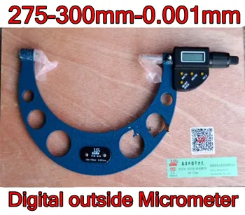 275-300mm Tikslumo 0.001 mm Aukštos kokybės Skaitmeninis ekranas ne Mikrometro Matavimo DHL, EMS įrankis Nemokamas pristatymas