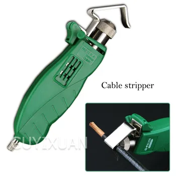 Kabelio Pasukimo Wire Stripper Reguliuojamas kabelis striptizo Horizontalus Išilginės Daugiafunkcinis odos nulupimas replės