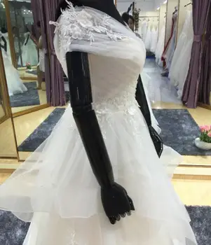 BANVASAC 2017 Naujas Elegantiškas Siuvinėjimo Valtis Kaklo Vestuvių Suknelės trumpomis Rankovėmis Satino Nėriniais Backless Nuotakos Kamuolys Chalatai