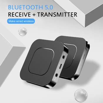 Bluetooth 5.0 Adapteris Belaidis Siųstuvas Ir Imtuvas Paramos AUX/RCA, PC Namų Kino Ausinės Žaidėjas Platus Suderinamumas