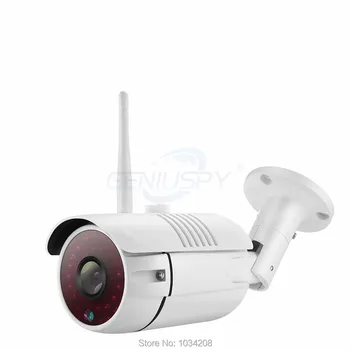 P2P Onvif IP Kamera, WIFI, 1.3 Megapikselių 960P HD Belaidė Lauko CCTV Saugumo Kameros Infraraudonųjų spindulių SD Kortelės Lizdas P2P Kulka Kamera