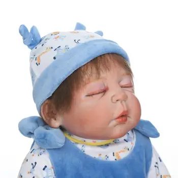 NPK bebe berniukas atgimsta silikono nekilnojamojo lėlių kolekcija 23