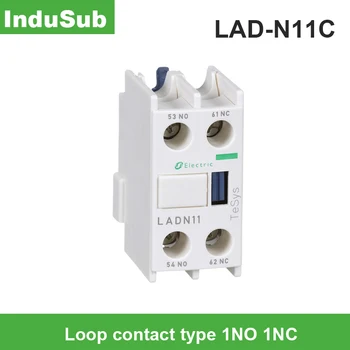 LADN11 1 NĖRA ir 1 NC top mount Pagalbinių kontaktų blokas spaustuku gnybtai LC1D09 į LC1D150 kontaktoriai,