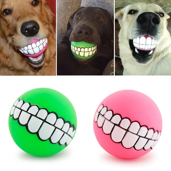Juokingi Gyvūnai Šuns žaislas kamuolys Šuniukas šuo Kamuolys Dantų Žaislas PVC Kramtyti Garso Šunys Žaisti Žavingas Girgždėti Žaislai Naminių Reikmenys