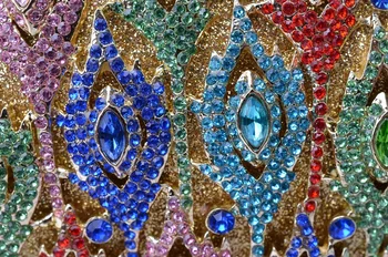 Moterų spalvinga krištolo ir deimantų vakaras sankabos krepšiai prabanga diamante sankabos vakarą krepšiai dygliuotos kristalų vestuves piniginės