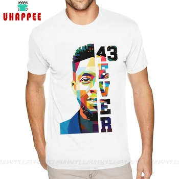 Pasirinktiniai Marškinėliai Spausdinimas Chadwick Boseman 43 Amžinai Tee Marškinėliai Vyrams Padaryti Savo Trumpomis Rankovėmis, Sunkiųjų Medvilnės Baltas O Neck T Shirt