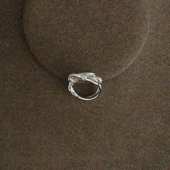 PRABANGA AAA kubinis cirkonis bowknot formos žiedas, aukštos kokybės,Vestuvių/Šalis/vakarienė Papuošalai Moterims,R2561