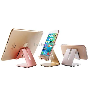 50pcs Universalios Aliuminio Stovas Stalinis Laikiklis Xiaomi Mobiliojo Telefono Laikiklis iPhone Metalo Tablečių Stovas Skirtas ipad desk mount