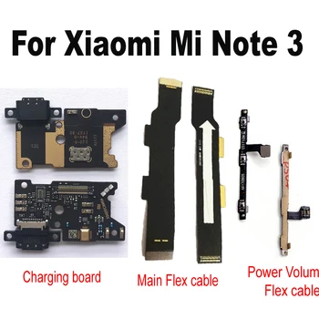AUKŠČIAUSIOS Kokybės Xiaomi Mi Dėmesį, 3 Galios ON/OFF & Volume Mygtuką Flex Kabelis arba imti valdybos usb pagrindinės flex kabelis