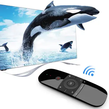 Naujoji Klaviatūra, Pele Wireless 2.4 G Skristi Oro Pelės Rechargeble Mini Nuotolinio Valdymo Android Tv Box/Mini Pc/Tv