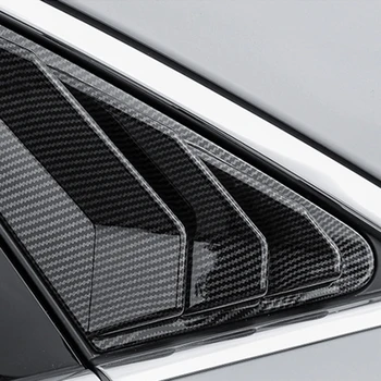 Automobilio Galinio Lango Aklas Atspalvių Žaliuzės Rėmo stiklo Palangės Liejimo Dangtelio Lipdukas Apdaila Audi 17 - 20 A4 B8 B9 Automobilis Priedai