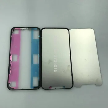 10vnt/maišas kokybės originalus iPhone X/10 sugadintas LCD Jutiklinis Ekranas Priekinio Rėmo Vidurinė Bezel pakeisti Būsto remonto restauruotas