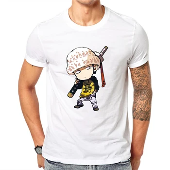 Vasarą Vienas Gabalas Marškinėliai Vyrams Monkey D Luffy T Shirts Naujas Trumpas Rankovės Medvilnės Anime T-shirt Marškinėliai, Negabaritinių Streetwear Vyrams