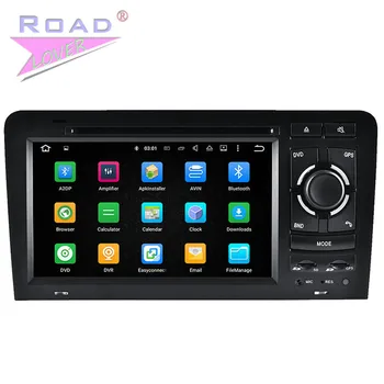 Roadlover Android 9.0 Automobilių DVD Grotuvas Autoradio Audi A3 (2003-2011) Stereo GPS Navigacijos Magnitol 2 Din Octa Core Daugiaformačių